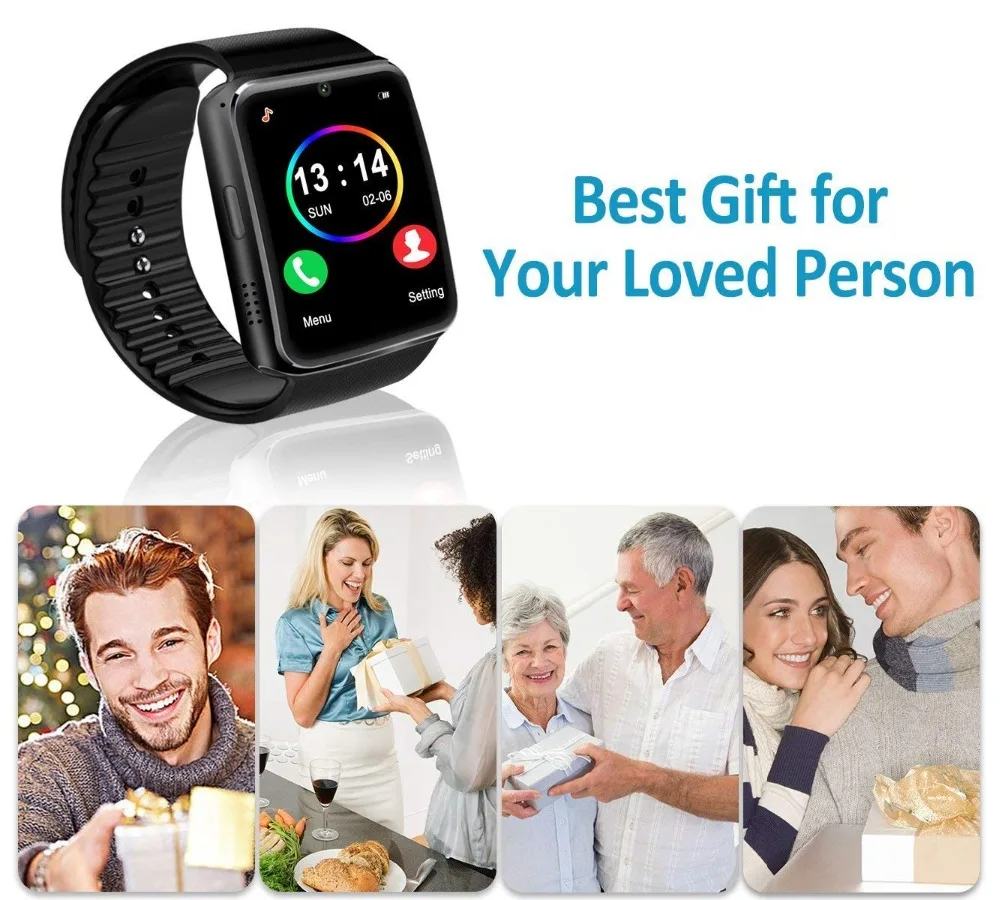 2018 Best Bluetooth Android Smart Watch Touch Screen Sleep Monitor Mobile Phone Smartwat for Kids Children Men Women Smat | Электроника