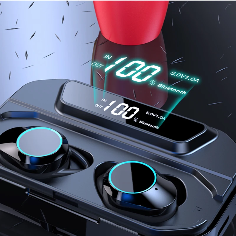 TWS 5 0 спортивные наушники IPX6 Водонепроницаемый X6 обновление Bluetooth беспроводные