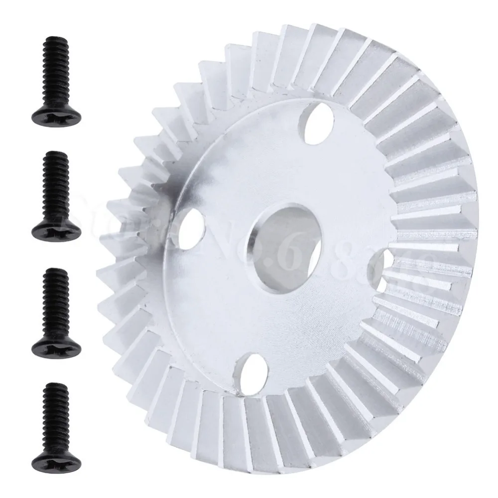 2 шт. Металл diff дифференциальная передача 38 т приводные шестерни Алюминий для WLtoys