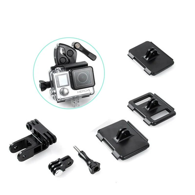Аксессуары Go pro, фиксированный держатель зажима на пистолете/удочке/стрелке, крепление для спортсменов Gopro hero 4 3+/3 SJcam Xiaomi Yi