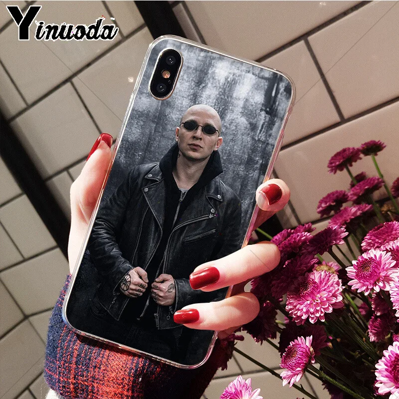 Yinuoda русский рэпер Oxxxymiron ТПУ Мягкий силиконовый чехол для телефона чехол для iPhone 6S 6plus 7plus 8 8Plus X Xs MAX 5 5S XR - Цвет: A14