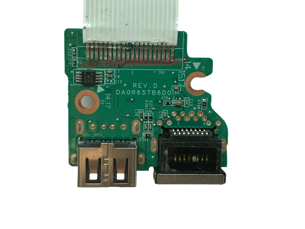 Плата порта USB Ethernet LAN с кабелем для HP 15 e000 e номер детали DA0R65TB6D0 улучшенная работа