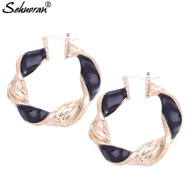 Sehuoran Oorbellen висячие серьги из цинкового сплава для женщин рождественские серьги Подарки крупные серьги ювелирные изделия Новые фонарики