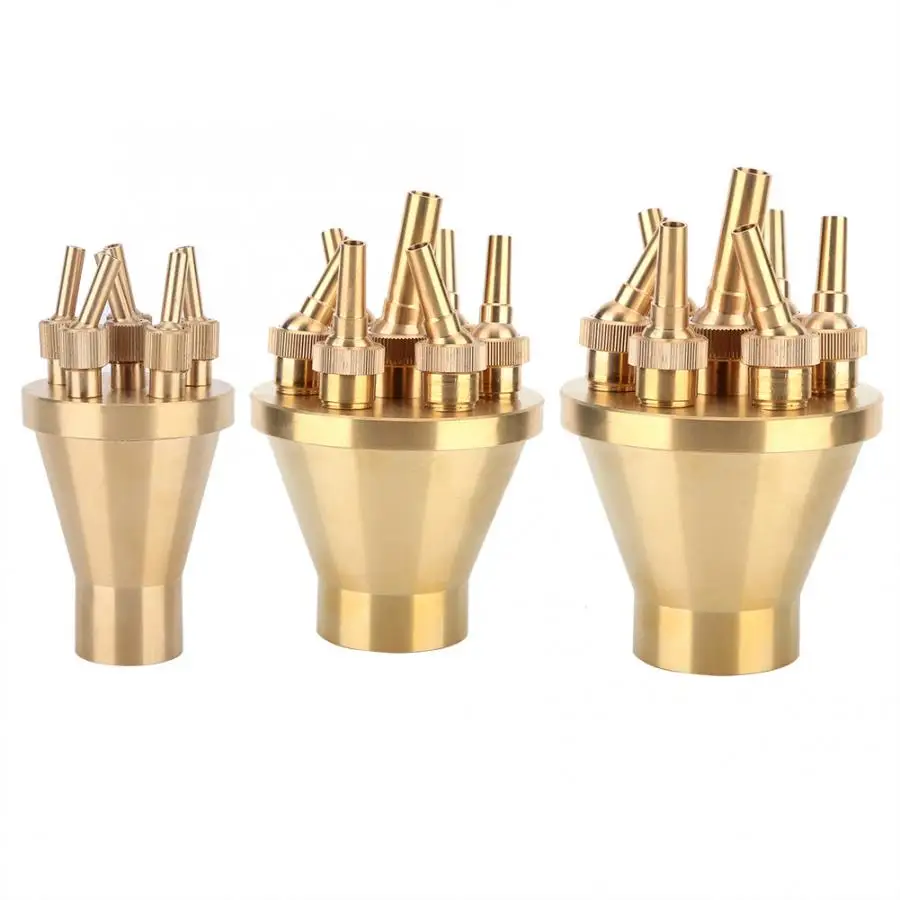 Оборудование Регулируемый цветок фонтан сопло несколько разбрызгивателей