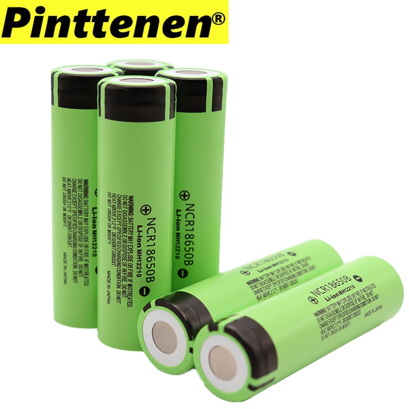 100% Оригинальная 18650 батарея Сделано в Японии NCR 18650B 3400mAh 3 7 V литий ионная
