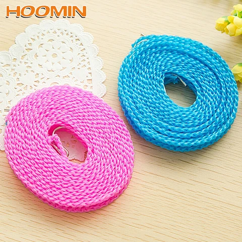 Веревка для одежды HOOMIN, нескользящая сушилка для белья, для домашнего хранения, 3 м, 5 м - изображение