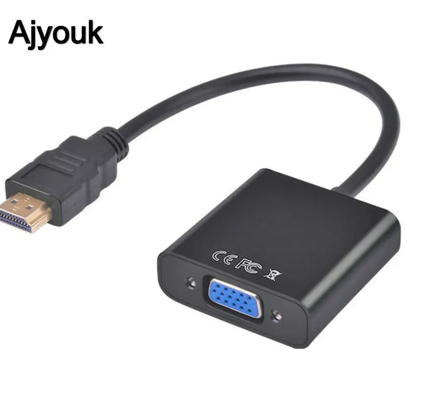 Кабель HDMI VGA аудиокабель адаптер переходник штырь гнездо 1080P видеокабель для HD TV