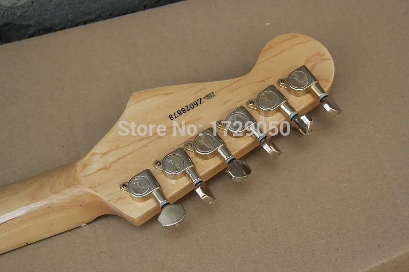 Chinese musical Instruments Factory direct wholesale New Gold color ST 6 Strings Electric Guitar free shipping 412 |