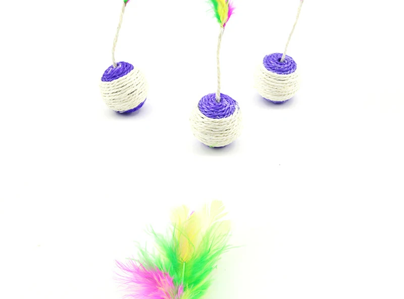 Кошка котенок игрушка роликовый сизаль Когтеточка Смешные для кошек и котят