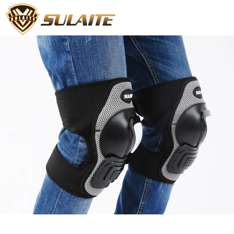 Наколенники SULAITE для мотоцикла наколенники мотокросса катания на лыжах и коньках