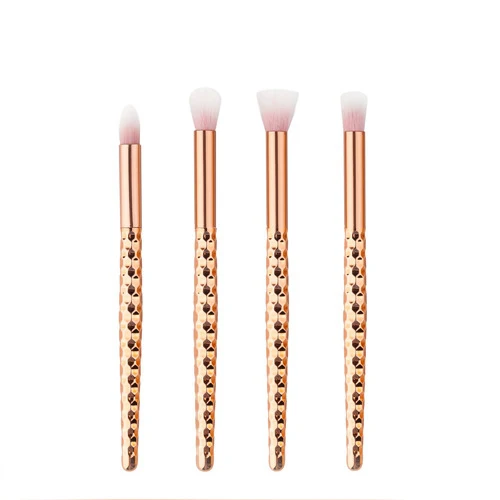 4pcs Pro honeycomd разноцветная ручка набор кистей для макияжа 12/15 шт. Алмазная пудра для макияжа, Красота кистей для макияжа Наборы - Handle Color: 4pcs