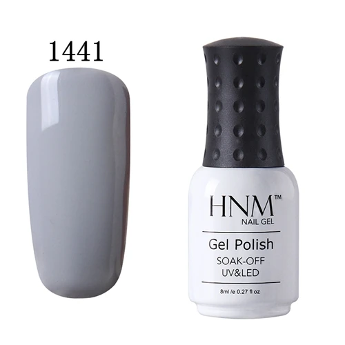 HNM 8 мл УФ-гель для ногтей светодиодный светильник Гель-лак 58 цветов Гель-лак чистые цвета Полупостоянный Гель-лак для ногтей основа - Цвет: 1441