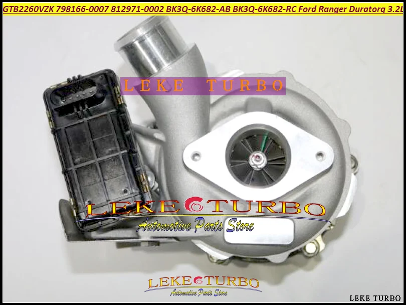 Турбо зарядное устройство GTB2260VZK 798166 0007 812971 BK3Q 6K682 AB RC для Ford Ranger 10 DURATOR 3.2L