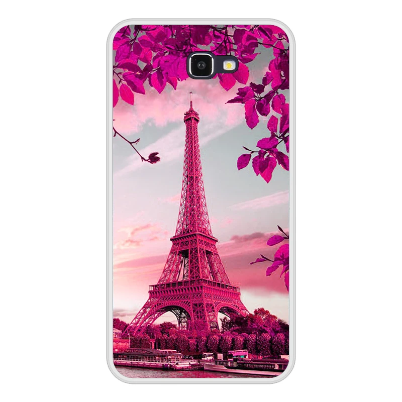 Тёмный разноцветный чехол для телефона Samsung Galaxy J7 Prime On7 2016 5 дюйма +