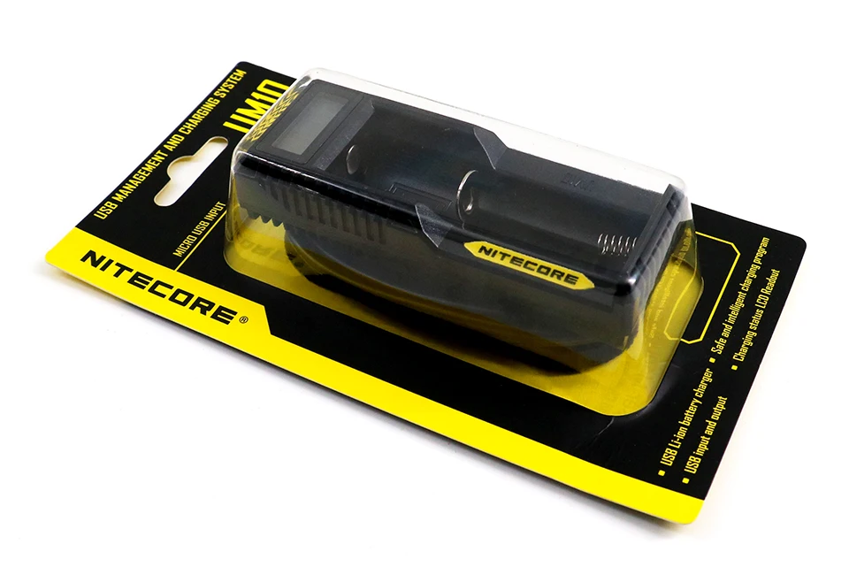 Оригинальное Nitecore UM10 UM20 умное зарядное устройство с ЖК-дисплеем Универсальное зарядное устройство Nitecore с Usb кабелями 18650