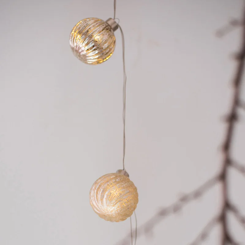 15 светодиодных сказочных цветная стеклянная бутылочка с шариком на батарейках