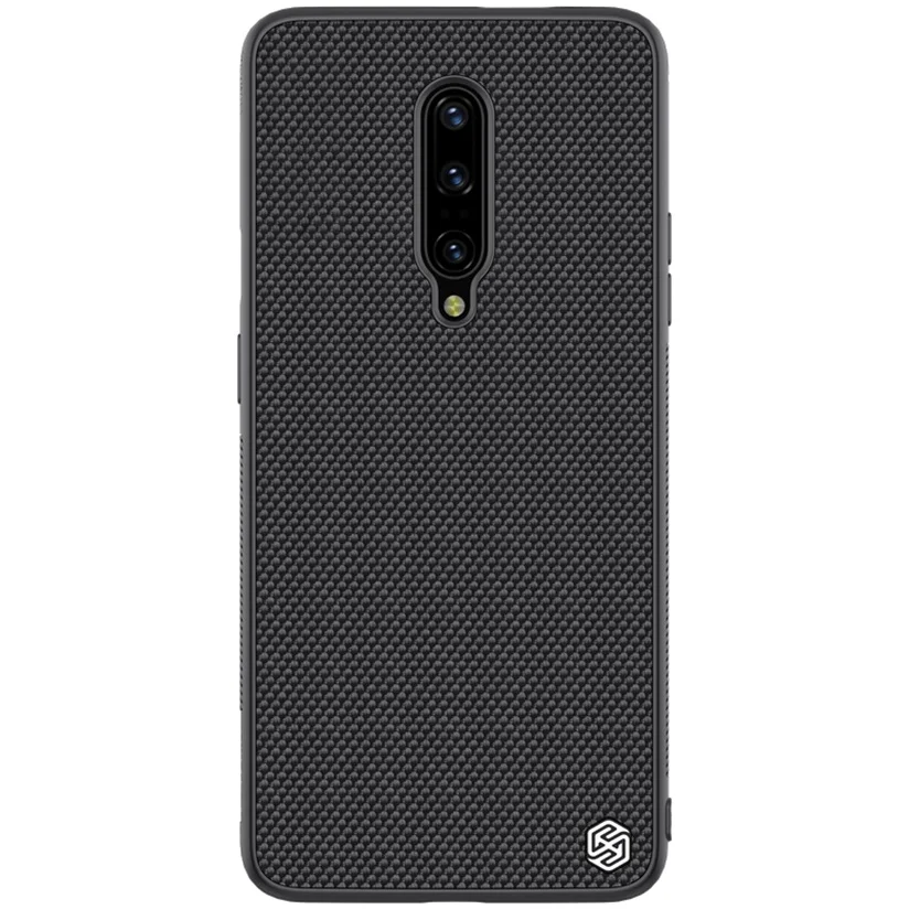 Black Для OnePlus 7 Pro Чехол OnePlus7 6T чехол NILLKIN текстурированный нейлоновый чехол тонкий и светильник задняя крышка для телефона для OnePlus 7Pro чехол - Цвет: Black