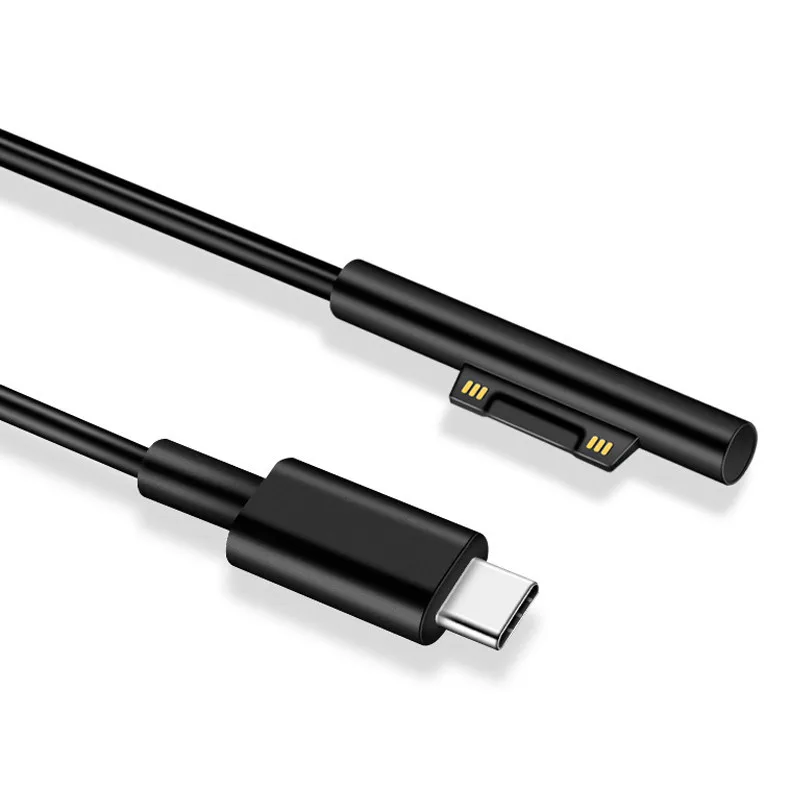 Зарядный кабель с разъемом USB Type C для Surface Pro 3 4 5 6 Go Book 15V PD|Переходники и адаптеры| |