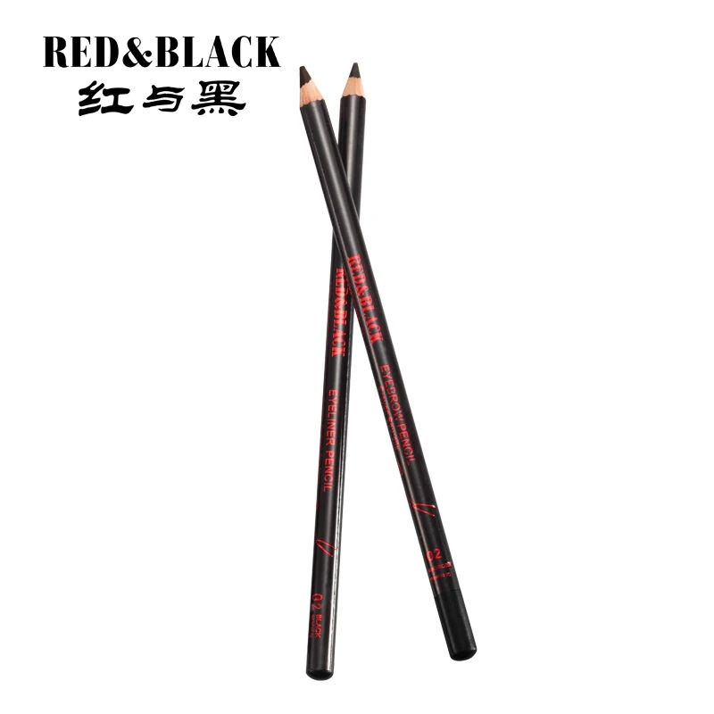 Водостойкая Подводка для бровей Red & Black стойкий натуральный карандаш стойкие
