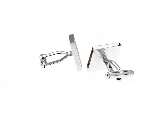 Заводская поставка от iGame новые запонки красочный квадратный цветочный дизайн