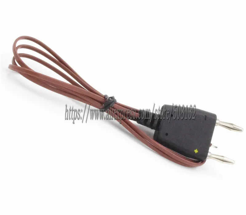 K Тип термопары зонд 4 мм Двойной Изолированный банан провода использовать для 17B +