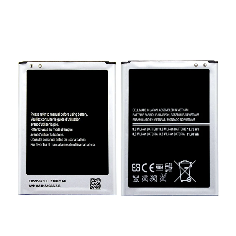 60 шт./лот OEM батарея EB595675LU для Samsung Galaxy Note 2 N7100 N7102 N719 N7108 N7108D AAAAA + качественная |