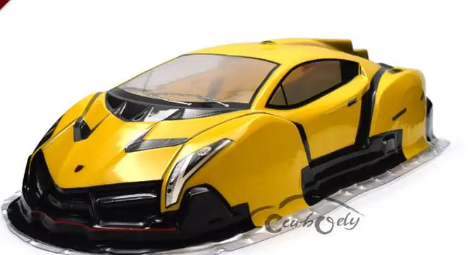1/14 1/10 масштаб 1/18 Радиоуправляемый игрушечный автомобиль Lamborghinii корпус Плоский