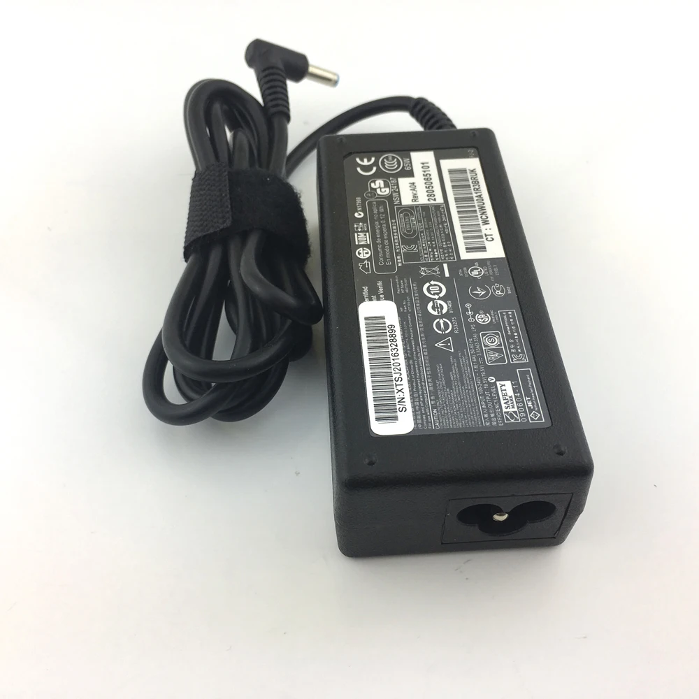 Оригинальное зарядное устройство 65 Вт с адаптером переменного тока для HP Pavilion 14t