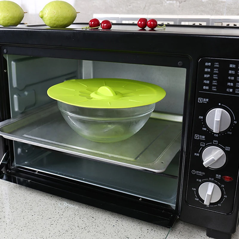1 шт. силиконовая чаша для микроволновой печи крышка Пособия по кулинарии крышку для утвари крышка-силиконовая пищевая плёнка Пособия по кулинарии инструменты Кухня посуда B