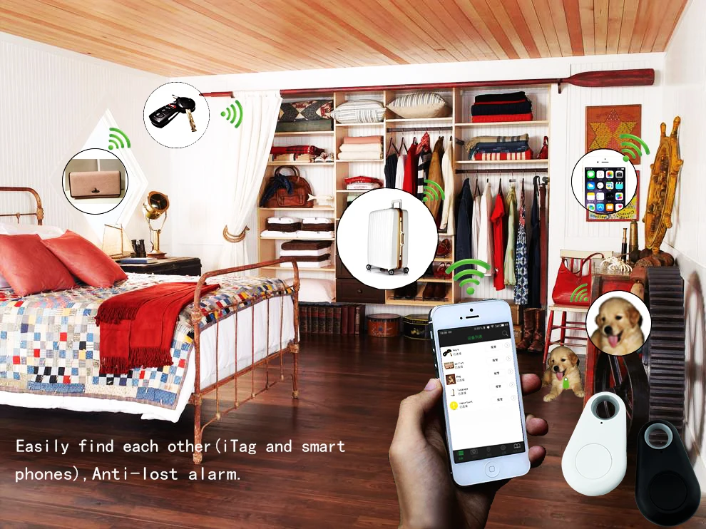 Мини Умные поисковики Bluetooth Tracer GPS локатор анти-потерянный тег сигнализации