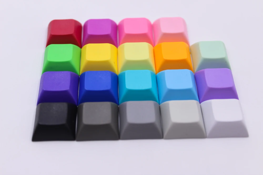 MP 1U DSA ключи PBT пустой Keycap смешанные цвета Cherry MX Переключатель колпачки для проводной USB Механическая игровая клавиатура