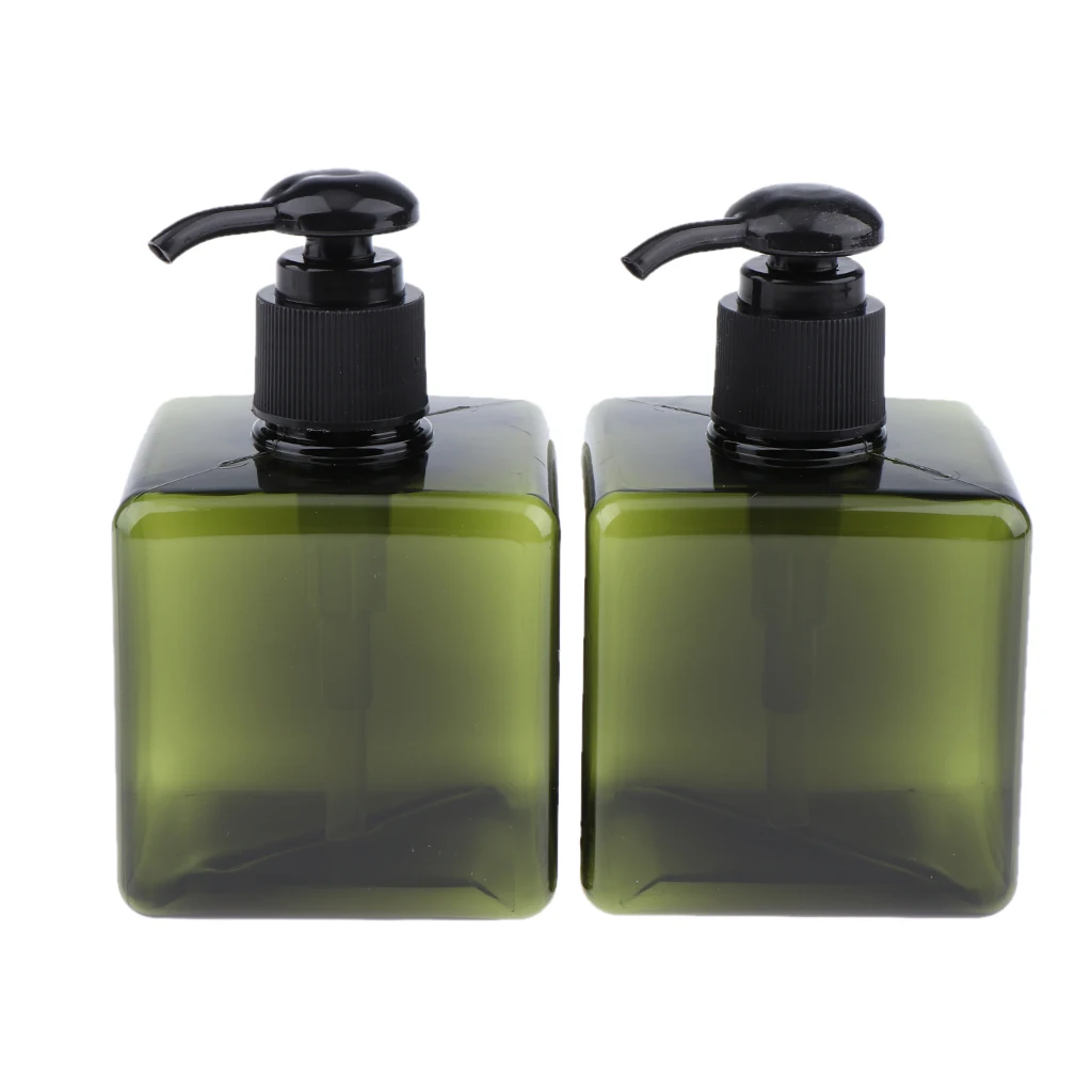 Пустая пластиковая бутылка для лосьона 2 шт. очищающего масла косметического
