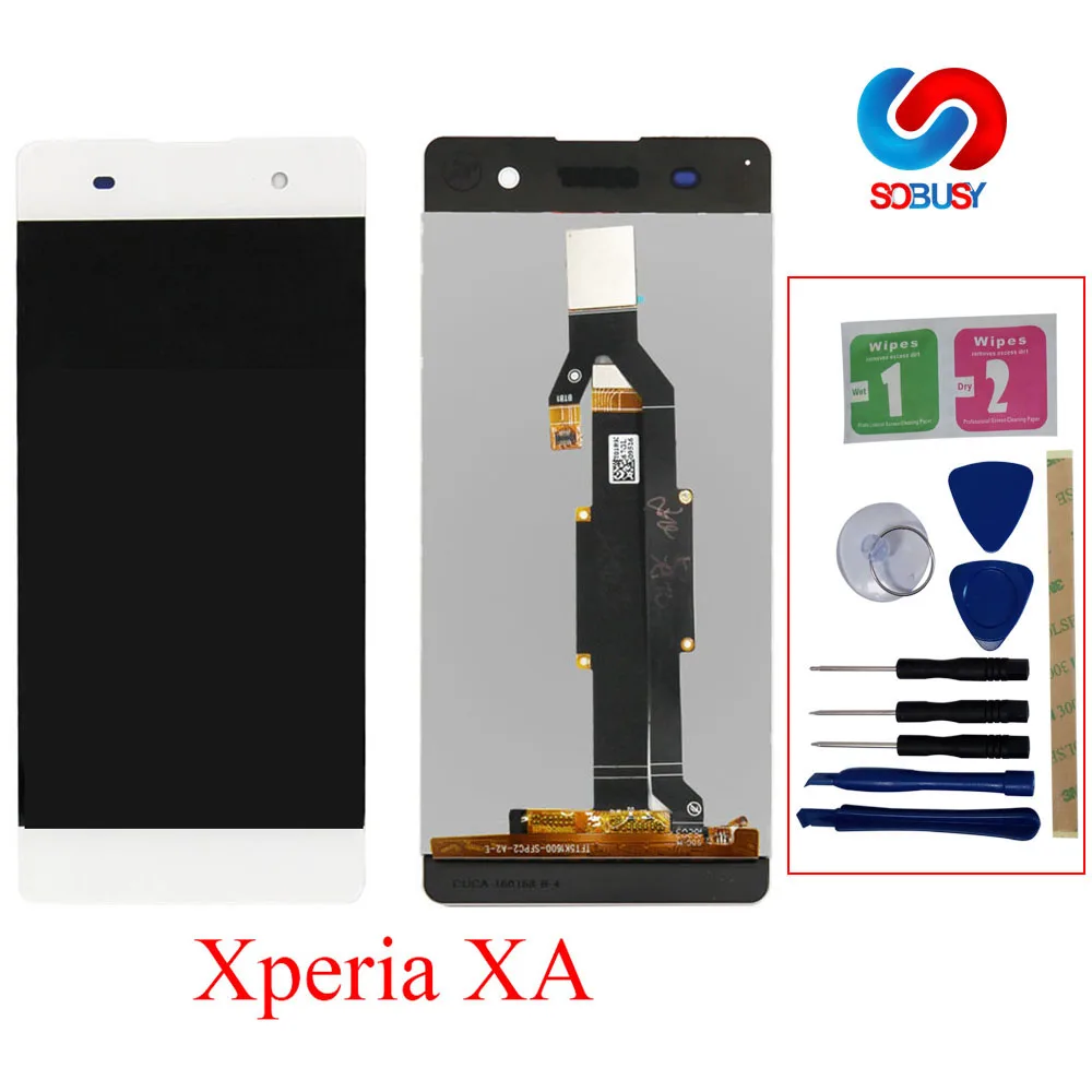 ЖК экран с дигитайзером в сборе для Sony Xperia XA F3111 F3112 F3113 F3115 F3116 сменные
