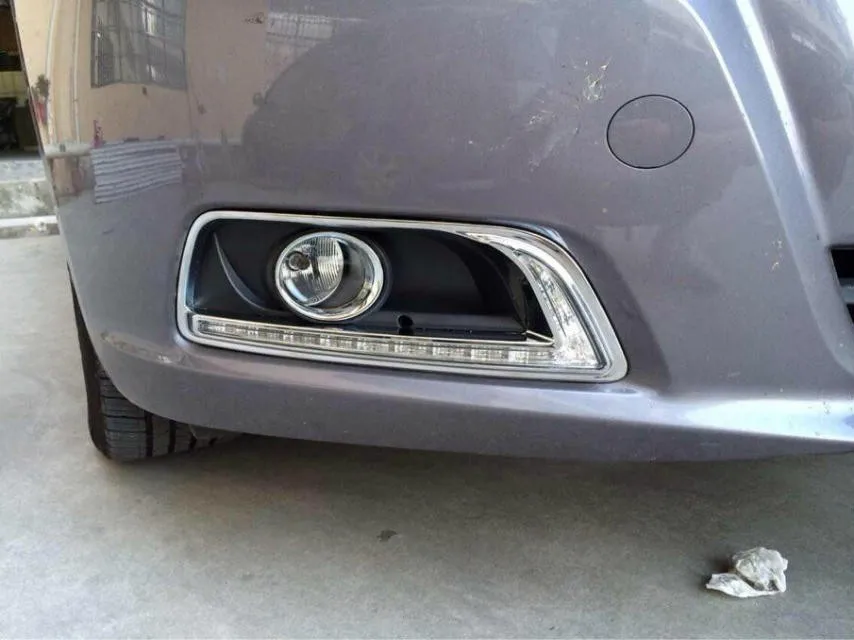 Бесплатная доставка светодиодный Габаритные огни DRL Противотуманные фары для