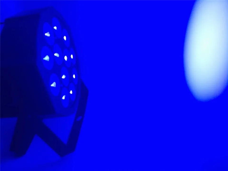 RGBW 4в1 12x12 Вт led par DMX светодиодные софиты плоский Par высокой мощности света с профессиональным для вечерние KTV диско Быстрая