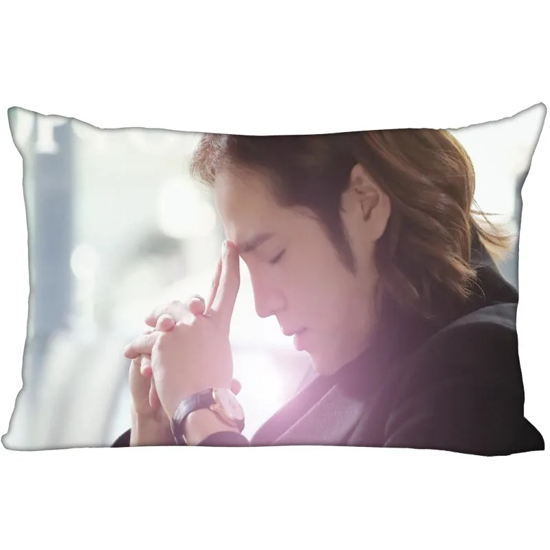 Горячая KPOP Jang Keun Suk Наволочка декоративная наволочка на молнии атласная на заказ ваше изображение больше размера - Цвет: 11