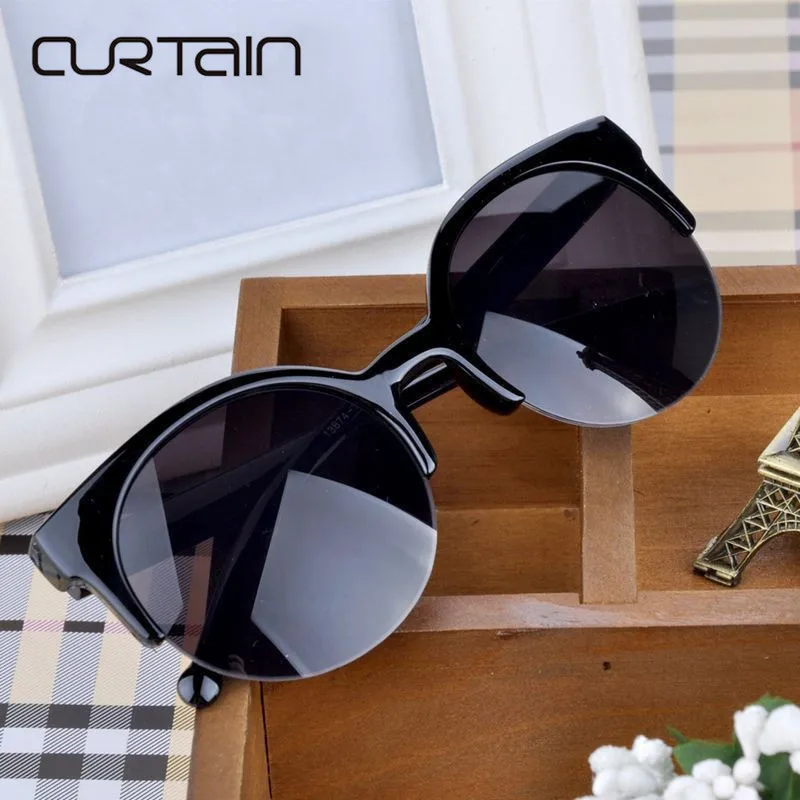 Женские винтажные солнцезащитные очки с рисунком кошачий глаз роскошные