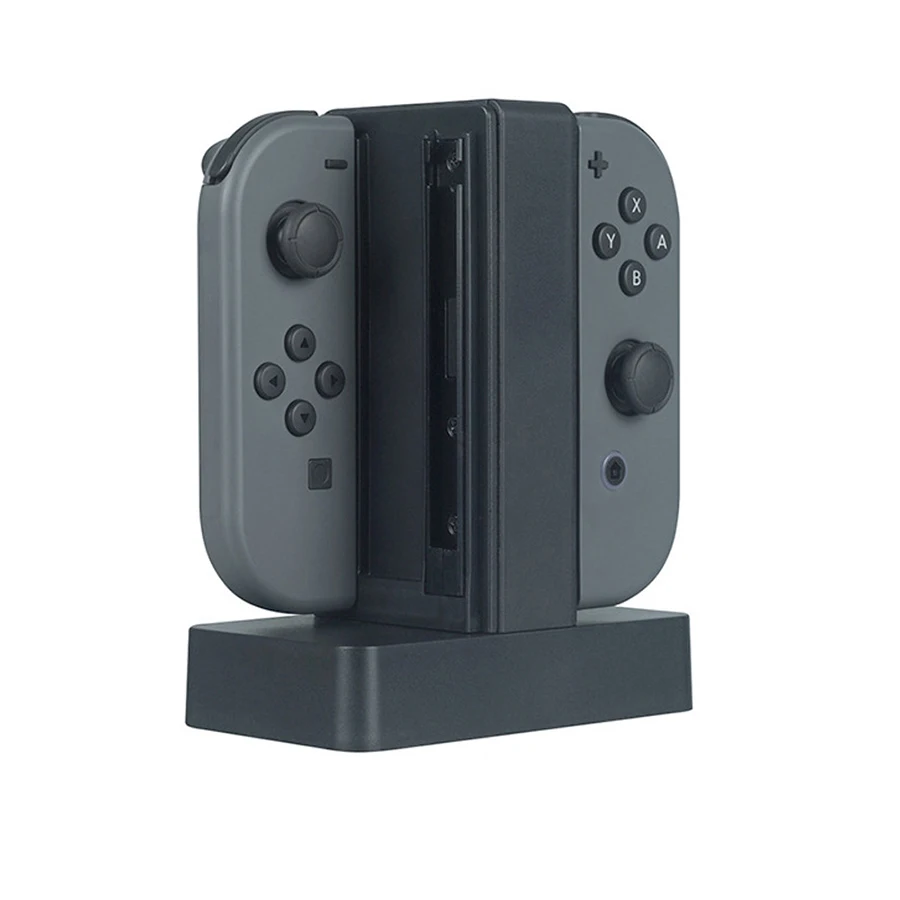 Зарядная док-станция для nyd Switch Joy-Cons зарядное устройство для геймпада подставка с 4 Аналоговые колпачки для nintendo Switch