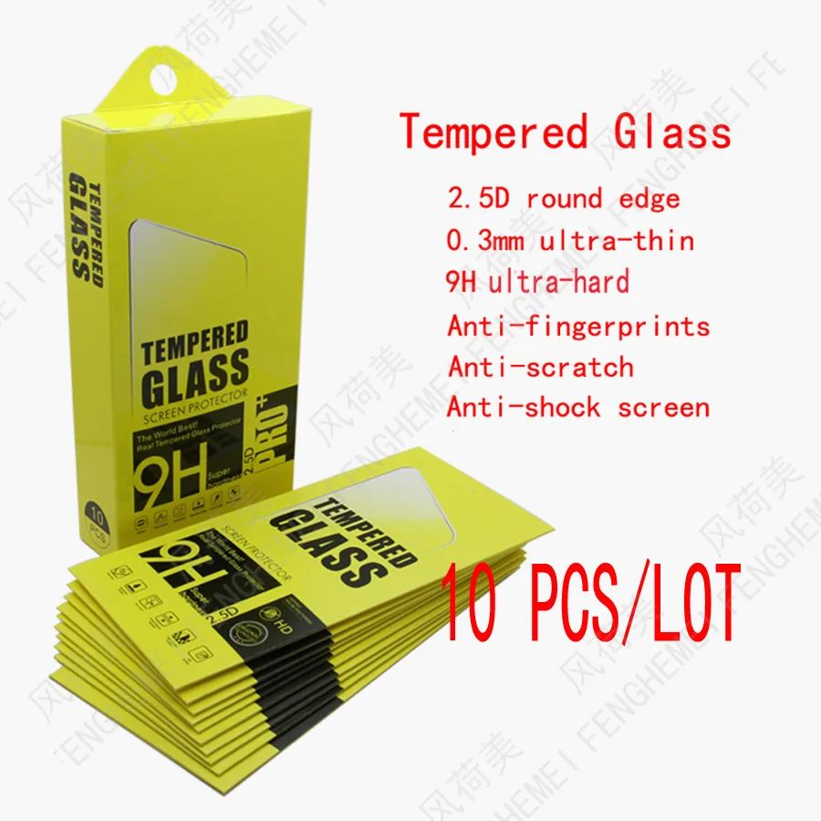 

Wholesale 10pcs/Lot FENGHEMEI Tempered Glass For Wiko View Go Lite 2 Go Plus Pro 3 Pro Lite Screen Protector With Retail Package