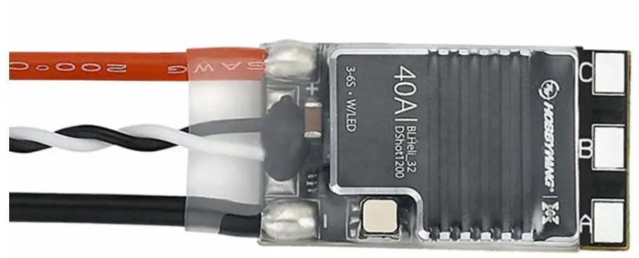 4 шт./лот Hobbywing XRotor Micro 40A BLheli 32 ARM 3-6S ESC DShot1200 со светодиодным индикатором для
