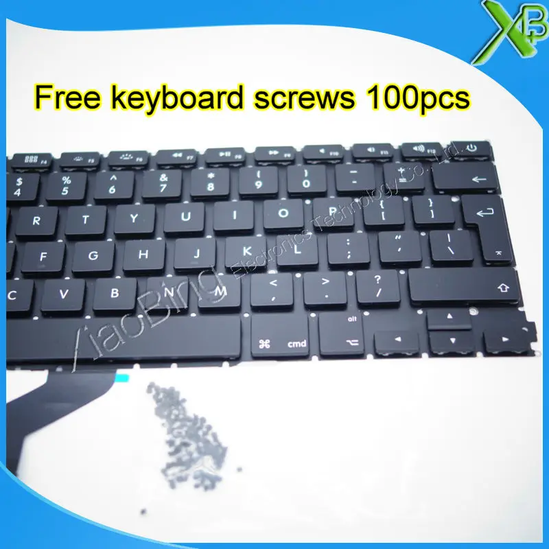 Совершенно новая английская клавиатура + 100 шт. винтов для клавиатуры MacBook Pro Retina 13