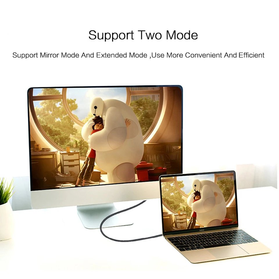 Кабель QGeeM USB Type C 3 1 Для Mini DisplayPort DP 4K 60HZ HDTV конвертер адаптер для Macbook HuaWei Mate 10 Samsung S8