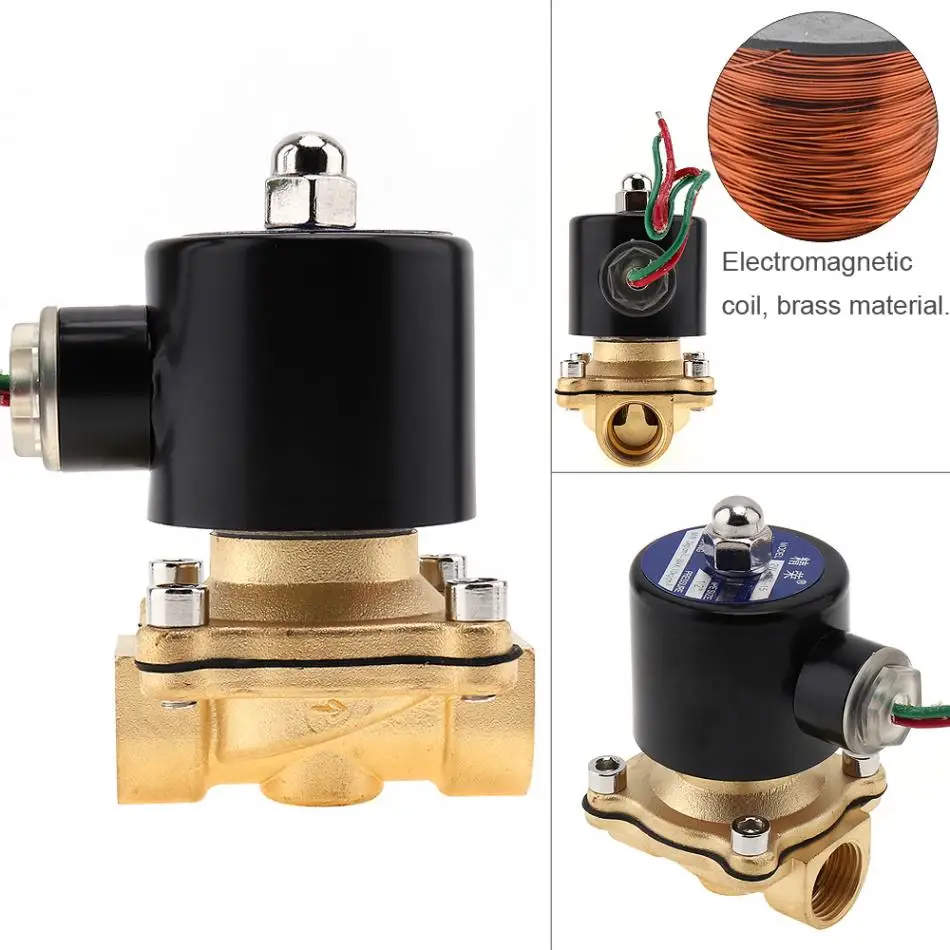 Пневматический клапан DN15 Электрический электромагнитный 1/2 дюйма переменный ток
