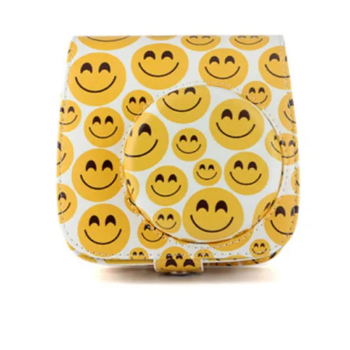 Smiley Для Fujifilm Instax Mini 8 8+ 9 7s70 90 аксессуары для камеры универсальная моментальная камера защитная сумка на плечо Чехол - Цвет: Smiley