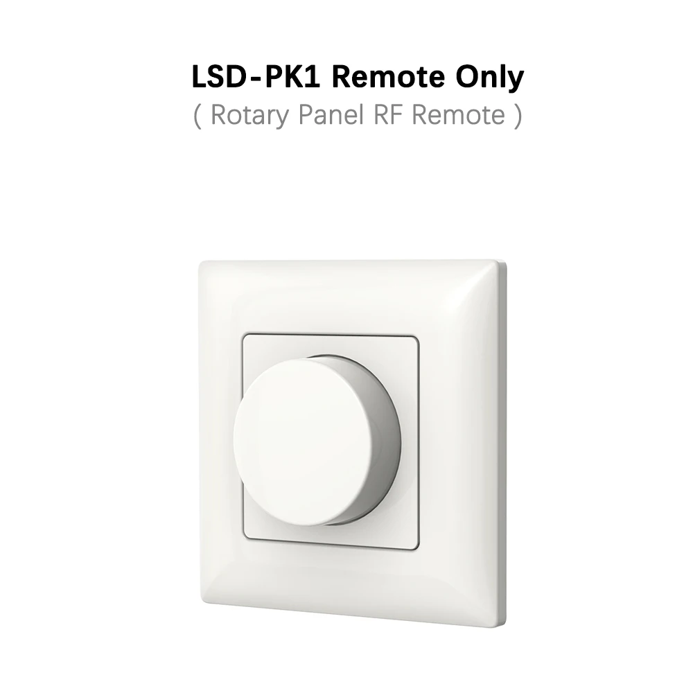 Светодиодный Dimmer12V 24V 36V 48V PWM беспроводной РЧ светодиодный диммер вкл. Выкл. С пультом дистанционного управления 2,4G wifi диммер для одноцветной светодиодной ленты светильник - Цвет: LSD-PK1 Remote Only