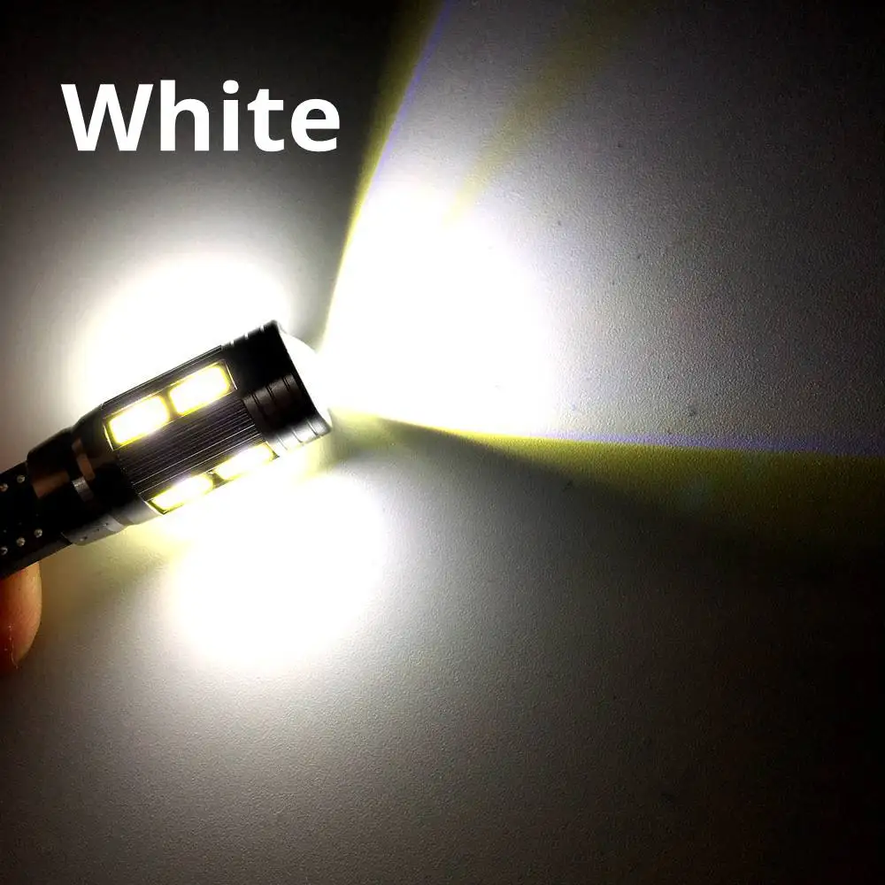 White Limit 2X T10 Белый Автомобильный светодиодный светильник Canbus 194 W5W 10SMD 5630 Лампа без ошибок для парковки - Испускаемый цвет: White Limit