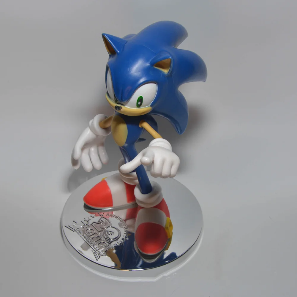 Фигурка Sonic ПВХ Супер зубная щётка фигурку 20th Юбилей подвижный горячие игрушки