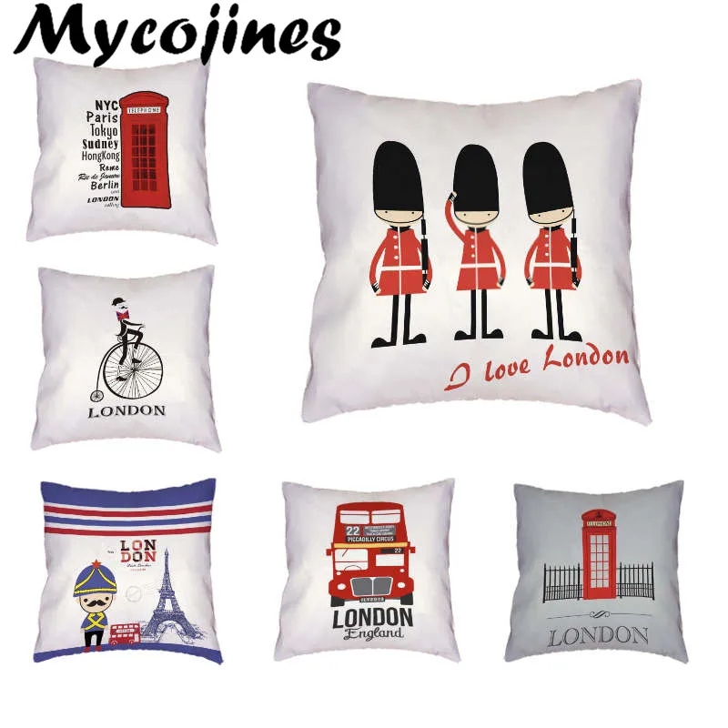 Чехол на подушку декоративные подушки для дома в стиле солдата из Великобритании