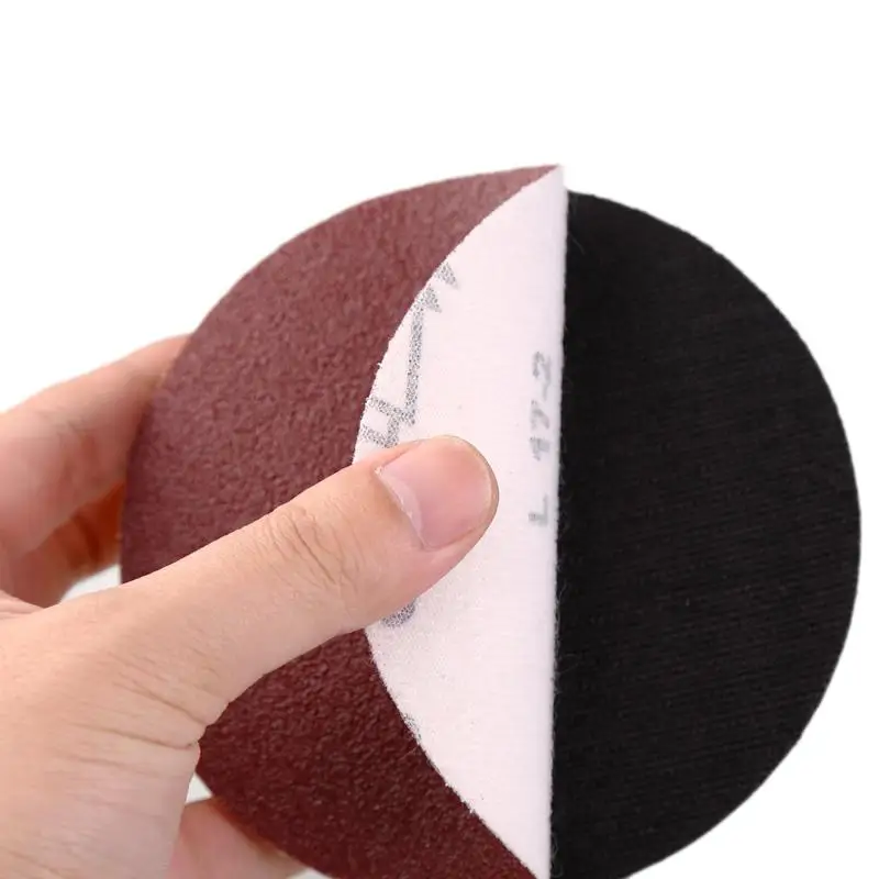 Самоклеящаяся наждачная бумага для шлифовального станка красная круглая 40 шт.