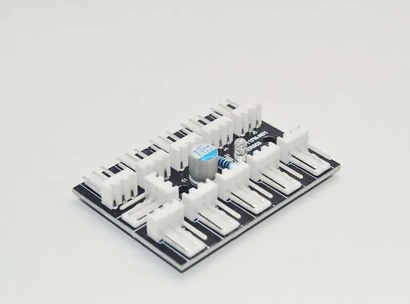 Контроллер скорости вентилятора компьютера PWM/3pin/colling Fan Hub кабель питания от 1 до 10